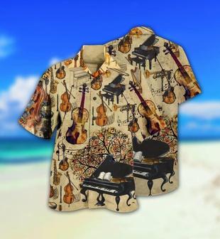 Music Hawaiian Shirt, Musical Instrument Hawaiian Shirt, Music All My Life Love It Aloha Shirt For Men - Perfect Gift For Music Lovers - Seseable