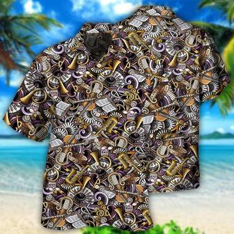 Music Hawaiian Shirt, Musical Instrument Hawaiian Shirt, Music Classical Make Me Happy Aloha Shirt For Men - Perfect Gift For Music Lovers - Seseable