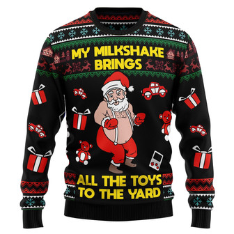 My Milkshake Bring Christmas Ugly Christmas Sweater - Thegiftio UK
