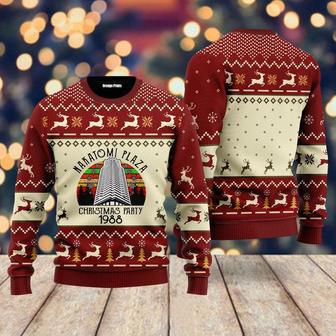 Nakatomi Plaza Red And Cream Ugly Christmas Sweater For Men & Women | Favorety DE