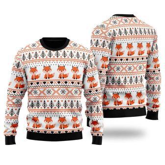 Orange Fox Xmas Ugly Christmas Sweater For Men & Women | Favorety DE