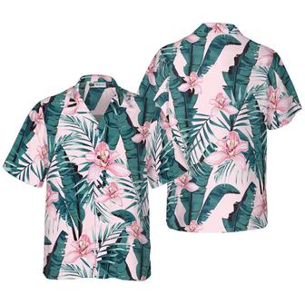 Palm Banana Leaf And Plants Hawaiian Shirt, Flower Hawaiian Shirt, Tropical Aloha Shirt For Men Women, Perfect Gift For Husband, Wife, Friend, Family - Seseable