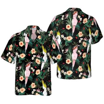 Parrot Hawaiian Shirt, Parrots In The Tropical Forest Aloha Shirt For Men - Perfect Gift For Husband, Boyfriend, Friend, Family - Seseable