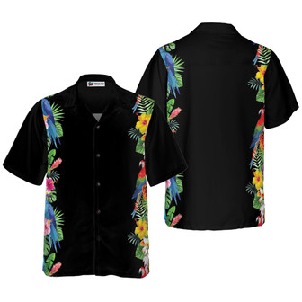 Parrot Party Hawaiian Shirt, Colorful Summer Aloha Shirts For Men Women, Perfect Gift For Husband, Wife, Boyfriend, Friend | Seseable CA
