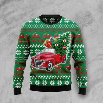 Pickup Truck Funny Ugly Sweater - Thegiftio UK