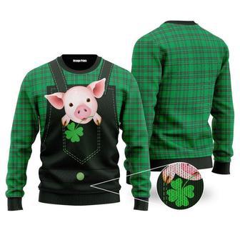 Pig Farm St Patricks Day Ugly Christmas Sweater For Men & Women | Favorety CA