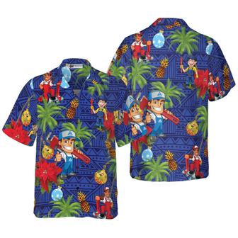 Pipefitter Hawaiian Shirt, Pipefitter Proud, Tropical Palm Tree Aloha Shirt For Men - Perfect Gift For Pipefitter, Husband, Boyfriend, Friend, Family - Seseable