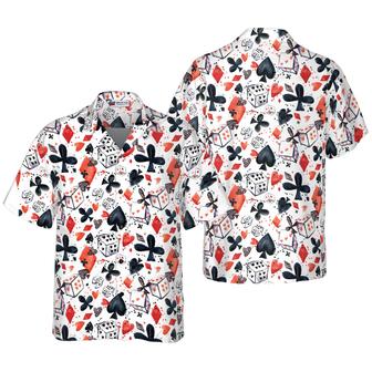 Poker Hawaiian Shirt - Colorful Summer Aloha Shirt For Men Women, Perfect Gift For Friend, Family, Husband, Wife, Boyfriend, Girlfriend - Seseable