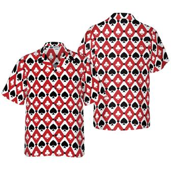 Poker Hawaiian Shirt, Luxury Casino Gambling Poker Hawaiian Shirt, Colorful Summer Aloha Shirt For Men Women, Gift For Friend, Family, Husband, Wife - Seseable