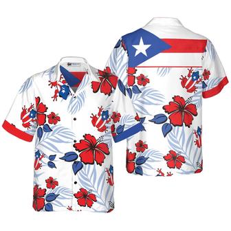 Puerto Rico Common Coqui Flag Hawaiian Shirt, Colorful Summer Aloha Shirts For Men Women, Perfect Gift For Husband, Wife, Boyfriend - Seseable