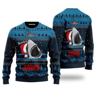 Santa Shark Ugly Christmas Sweater For Men & Women | Favorety DE