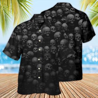 Skull Aloha Hawaiian Shirt For Summer - Skull Let Them Go To Hell Hawaiian Shirt - Perfect Gift For Men, Women, Skull Lover - Seseable