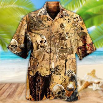 Skull Aloha Hawaiian Shirt For Summer - Skull You're Already Dead Vintage Hawaiian Shirt - Perfect Gift For Men, Women, Skull Lover - Seseable