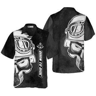 Skull Born To Ride Aloha Hawaiian Shirt For Summer, Cool Hawaiian Shirts Outfit For Men Women, Friend, Team, Cycling Lovers | Seseable UK