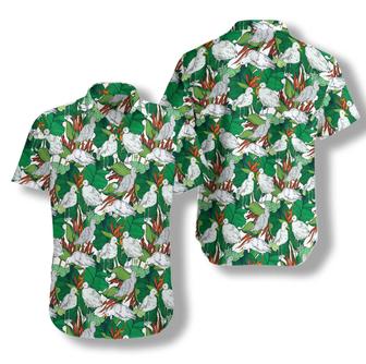 Sky Bird Seagull Hawaiian Shirt, Colorful Summer Aloha Shirts For Men Women, Perfect Gift For Husband, Wife, Boyfriend, Friend - Seseable