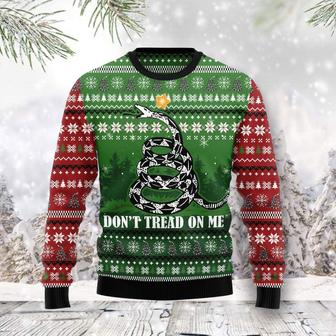 Snake Don‘t Tread On Me Funny Brown Ugly Sweater - Thegiftio UK