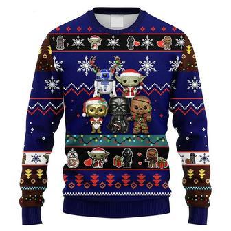 Star Wars Friends Baby Yoda Fan Ugly Christmas Sweaters | Favorety UK