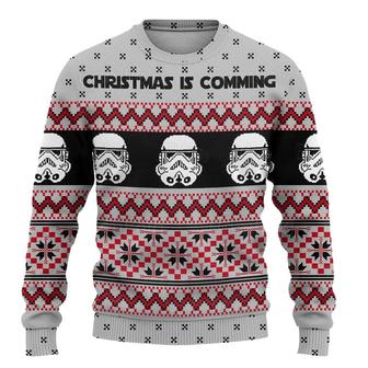 Star Wars Storm Trooper Christmas Is Comming Ugly Sweaters | Favorety CA