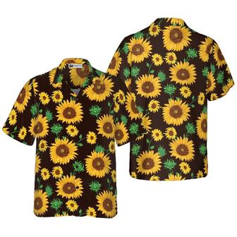 Sunflower Hawaiian Shirt, Flower Hawaiian Shirt, Sunflower Aloha Shirt For Men Women, Perfect Gift For Husband, Wife, Friend, Family - Seseable