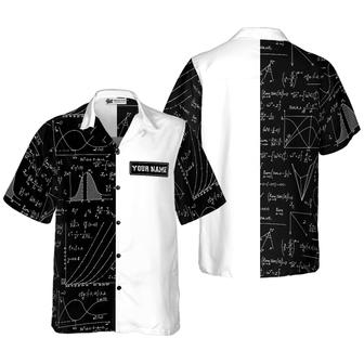Teacher Custom Name Hawaiian Shirt, Math Teacher Gifts Custom Aloha Shirt For Men And Women - Perfect Gift For Teacher, Husband, Boyfriend, Friend, Family - Seseable