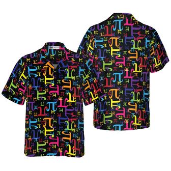 Teacher Hawaiian Shirt, Pieces Of Pi Math Teacher Aloha Shirt For Men And Women - Perfect Gift For Teacher, Husband, Boyfriend, Friend, Family - Seseable