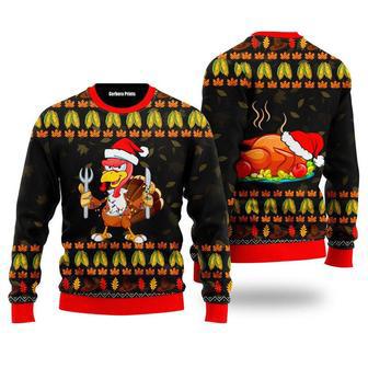 Thanksgiving Turkey Autumn Ugly Christmas Sweater For Men & Women | Favorety AU