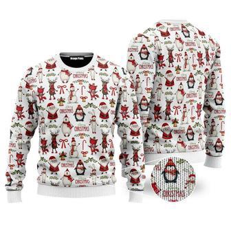 Tree Santa Christmas Ugly Sweater For Men & Women | Favorety