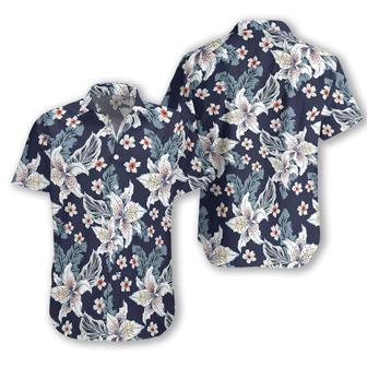 Tropical Flower Hawaiian Shirt, Floral Hawaiian Shirt, Painting Summer Aloha Shirt For Men Women, Perfect Gift For Husband, Wife, Friend, Family - Seseable