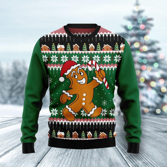 Xmas Gingerbread Man Christmas Ugly Sweater - Thegiftio UK