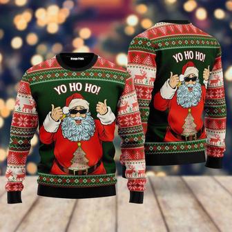 Yo Ho Ho Santa Sunglasses Funny Ugly Christmas Sweater For Men & Women | Favorety CA