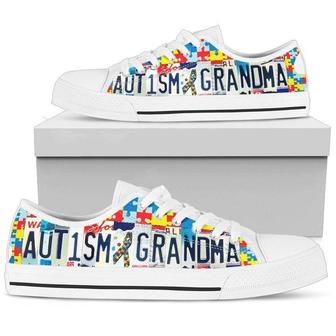 Autism Grandma Low Top Shoes Sneaker - Monsterry AU