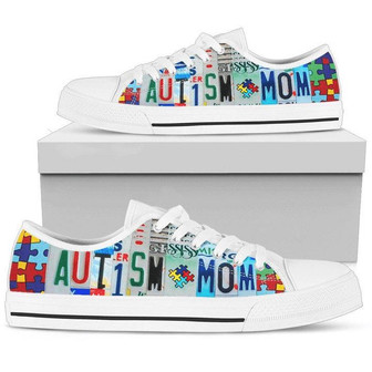 Autism Mom Low Top Shoes Sneaker - Monsterry