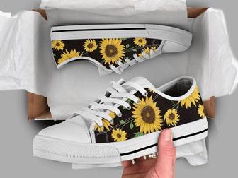 Best Sunflower Shoes Sunflower Cute Low Top Shoes Sneaker - Monsterry AU