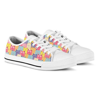 Cat lover Low Top Shoes - Monsterry