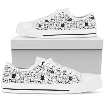 Cat Lover Womens Low Top shoes - Monsterry