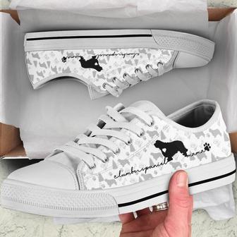 Clumber Spaniel Low Top Shoes Sneaker - Monsterry