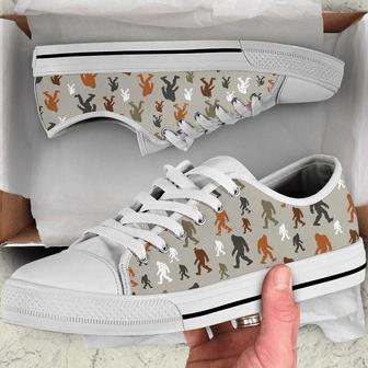 Fantasy Bigfoot Pattern Low Top Shoes Sneaker - Monsterry CA