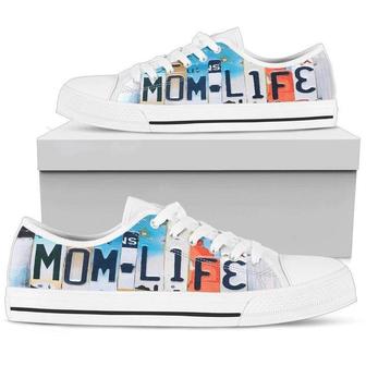 Mom Life Low Top Shoes - Monsterry