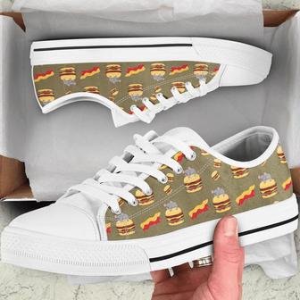 Mouse Burger Low Top Shoes - Monsterry