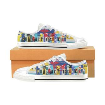 Pharmacy Technician Low Top Shoes - Monsterry UK