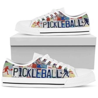Pickleball Low Top Shoes - Monsterry