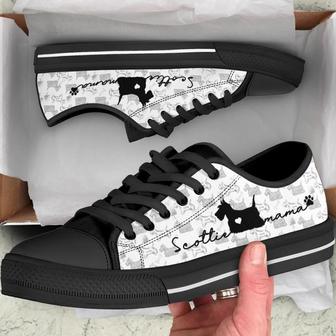 Scottish Terrier Low Top Shoes Sneaker - Monsterry