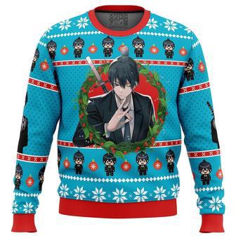 Aki Chainsaw Man Ugly Christmas Sweater, Ugly Christmas Sweater For Men Women, ShopKetharses Shop | Favorety UK