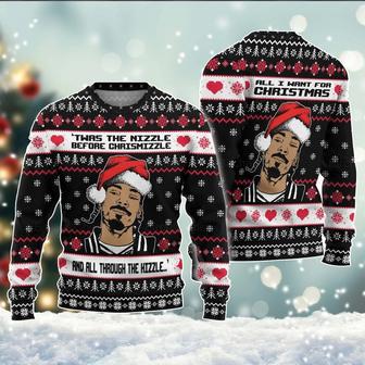 All I Want For Xmas Is Snoop Dogg Ugly Xmas Sweater, High School Reunion Tour Sweatshirt | Favorety