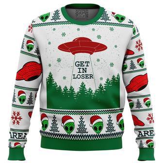 Area 51 Get in Loser Ugly Christmas Sweater, Ugly Christmas Sweater For Men Women, ShopKetharses Shop | Favorety DE