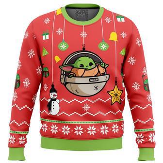 Baby Yoda Ugly Christmas Sweater, Ugly Christmas Sweater For Men Women, ShopKetharses Shop | Favorety CA