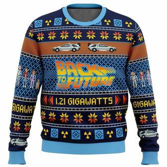 Back To The Future Christmas Ugly Sweater, Back To The Future Christmas Sweatshirt | Favorety UK