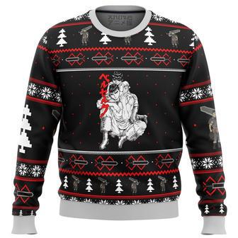 Berserk Guts and Casca Ugly Christmas Sweater, Ugly Christmas Sweater For Men Women | Favorety DE