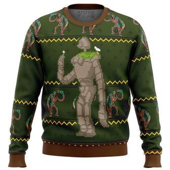 Castle In The Sky Laputan Robot Soldier Ugly Christmas Sweater, Ugly Christmas Sweater For Men Women | Favorety AU