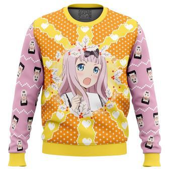 Chika Fujiwara Kaguya-sama Love Is War Ugly Christmas Sweater, Ugly Christmas Sweater For Men Women | Favorety